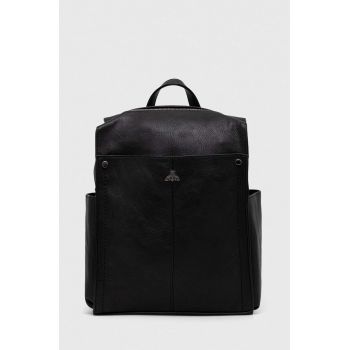 Medicine rucsac femei, culoarea negru, mare, neted