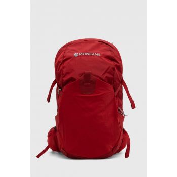 Montane rucsac Azote 25 culoarea rosu, mare, neted, PAZ25