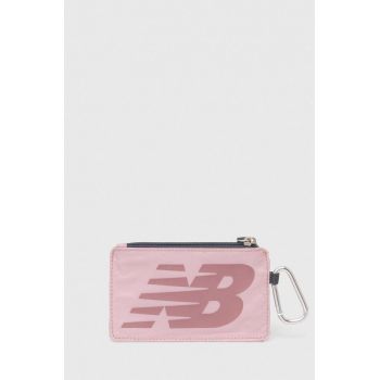 New Balance portofel femei, culoarea roz, LAB23094OTP