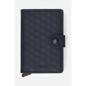 Secrid portofel culoarea negru, Portfel Secrid Miniwallet Optical MOP-BLACK-TITANIUM