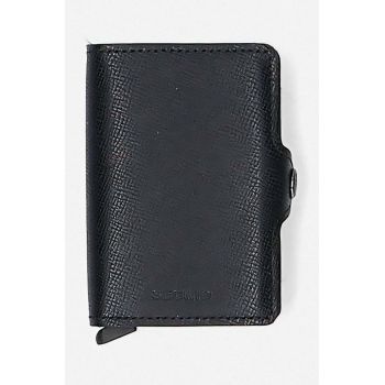 Secrid portofel culoarea negru, Portfel Secrid Twinwallet Crisple TC-BLACK