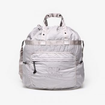 C.P. Company Nylon B Crossbody Messenger Bag Drizzle Grey de firma originala