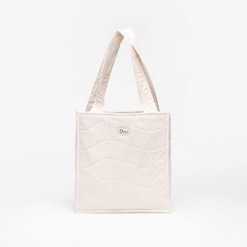 Dime Quilted Tote Bag Tan la reducere