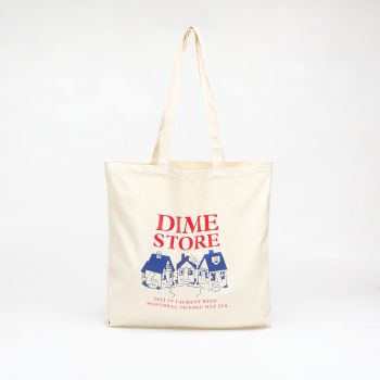 Dime Skateshop Tote Bag Off White de firma originala