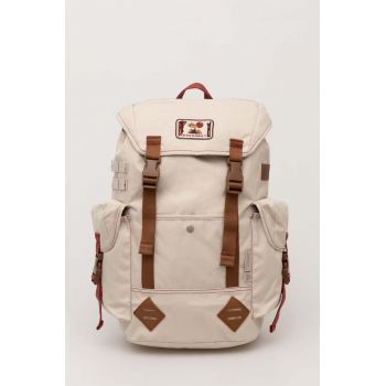 Doughnut rucsac Grounder Dreamwalker culoarea bej, mare, neted, D394DW-0008