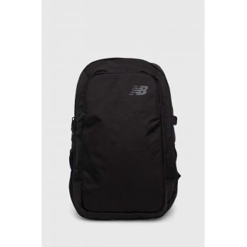 New Balance rucsac culoarea negru, mare, neted, LAB23091BK