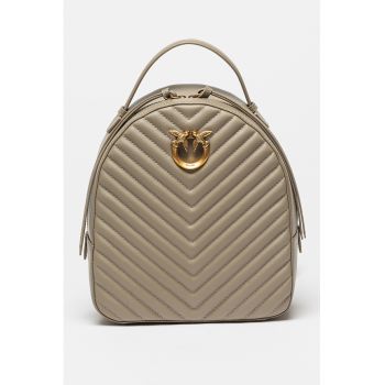 Rucsac din piele matlasat Love