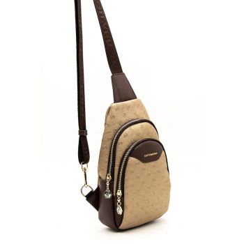 Rucsac sling de piele ecologica