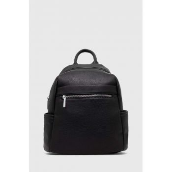 Answear Lab rucsac femei, culoarea negru, mic, neted