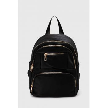 Answear Lab rucsac femei, culoarea negru, mic, neted