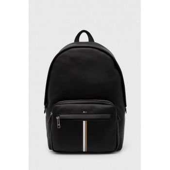 BOSS rucsac barbati, culoarea negru, mare, neted