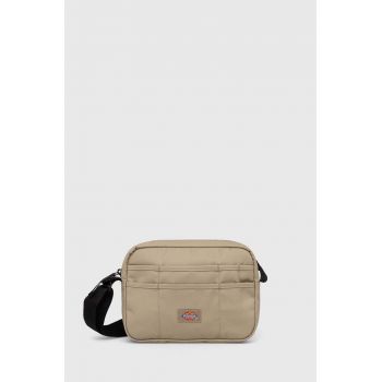 Dickies borseta MOREAUVILLE MESSENGER culoarea bej, DK0A4YYI