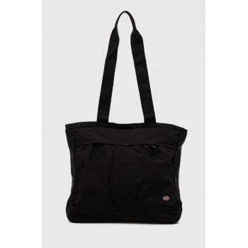 Dickies geanta FISHERSVILLES TOTE BAG culoarea negru, DK0A4YP6 ieftina