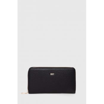 Dkny portofel femei, culoarea negru, R4113C85