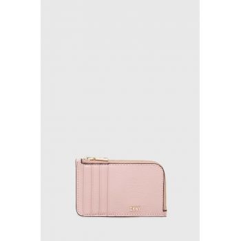 Dkny portofel femei, culoarea roz, R4113C94