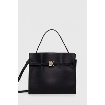 Dkny poseta de piele culoarea negru, R41EKB92 de firma originala