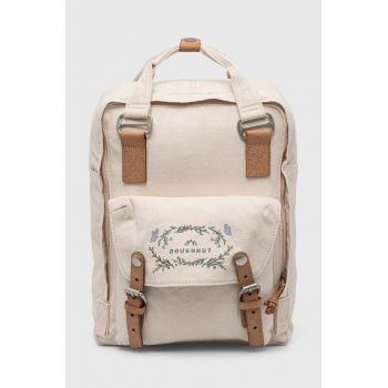 Doughnut rucsac Macaroon Sweetened Fantasy culoarea bej, mare, cu imprimeu, D010SF-0011