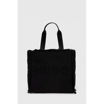 HUGO poseta culoarea negru, 50516662