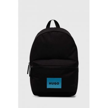 HUGO rucsac bărbați, culoarea negru, mare, cu imprimeu, 50516636 ieftin