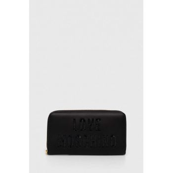 Love Moschino portofel femei, culoarea negru