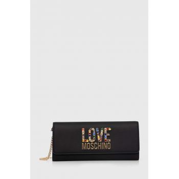 Love Moschino poseta culoarea negru