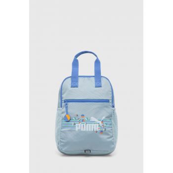 Puma ghiozdan copii SUMMER CAMP culoarea turcoaz, mic, cu imprimeu