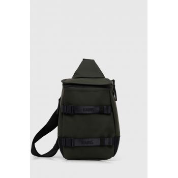 Rains rucsac 14560 Backpacks culoarea verde, mic, neted