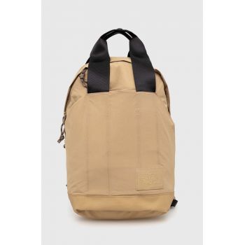 The North Face rucsac femei, culoarea bej, mare, neted, NF0A81DT1XF1