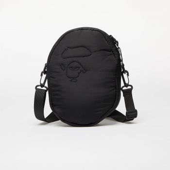 A BATHING APE Quilting Ape Head Shoulder Bag Black