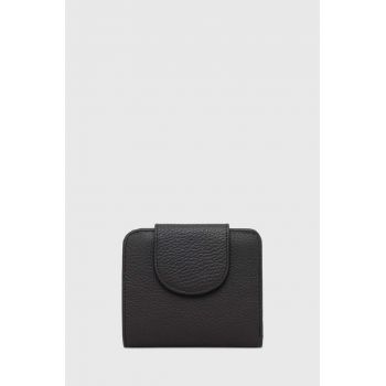 Answear Lab portofel de piele femei, culoarea negru