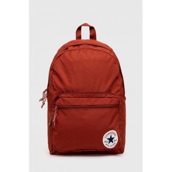 Converse rucsac culoarea rosu, mare, neted de firma original