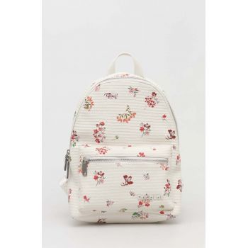 Desigual rucsac DELIRIUM MOMBASA MINI femei, culoarea bej, mic, modelator, 24SAKP15