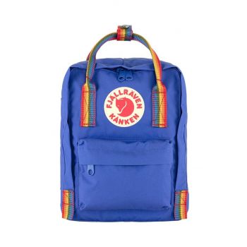 Fjallraven rucsac Kanken Rainbow Mini culoarea albastru marin, mic, cu imprimeu, F23621