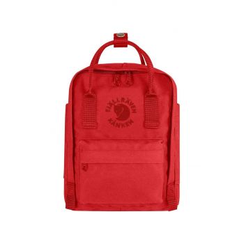 Fjallraven rucsac Re-Kanken Mini culoarea rosu, mic, cu imprimeu, F23549 de firma original