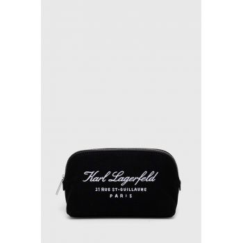 Karl Lagerfeld portfard culoarea negru