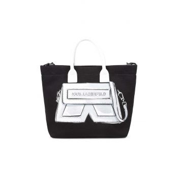 Karl Lagerfeld poseta fete culoarea negru ieftina