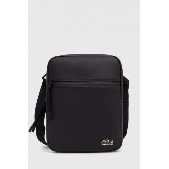 Lacoste borseta culoarea negru