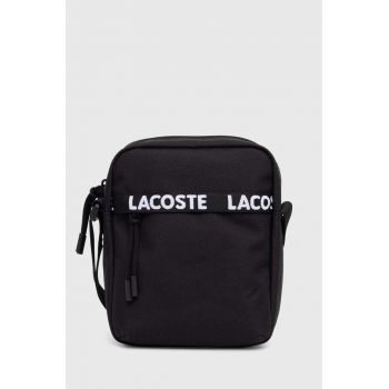 Lacoste borseta culoarea negru