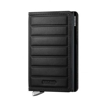 Secrid portofel de piele culoarea negru, SEl-Black de firma original