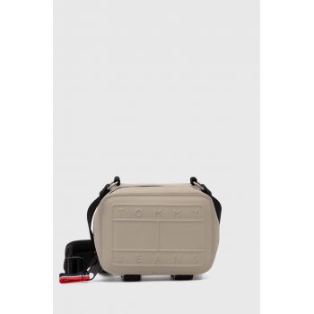 Tommy Jeans borsetă culoarea gri, AM0AM12134