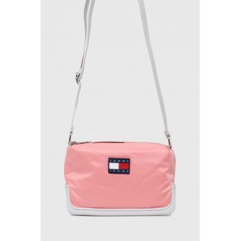 Tommy Jeans poșetă culoarea roz AW0AW15950 ieftina