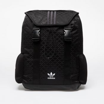 adidas Trefoil Monogram Jacquard Backpack Black la reducere