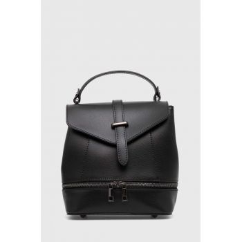 Answear Lab rucsac femei, culoarea negru, mic, neted