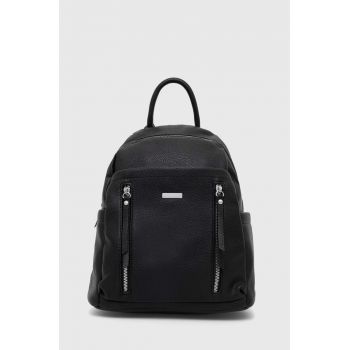 Answear Lab rucsac femei, culoarea negru, mic, neted