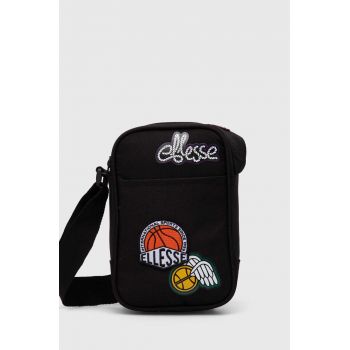 Ellesse borseta Vizvo Medium Item Bag culoarea negru, SAVA3601