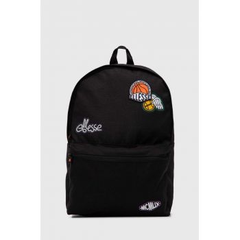 Ellesse rucsac Sazino Backpack culoarea negru, mare, cu imprimeu, SAVA3600