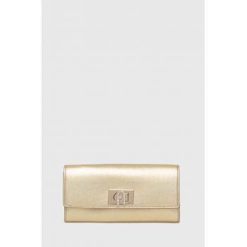 Furla portofel de piele culoarea auriu, PCV0ACO BX2658 CGD00