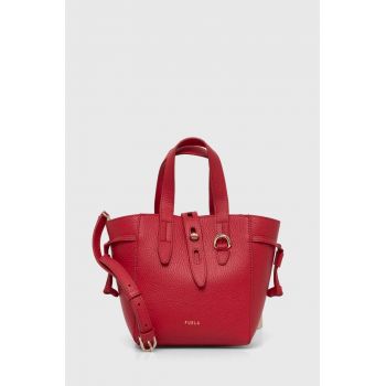 Furla poseta de piele culoarea rosu, BASRFUA HSF000 2673S