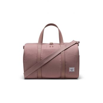 Herschel geanta Novel Carry On Duffle culoarea roz de firma originala