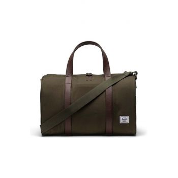 Herschel geanta Novel Carry On Duffle culoarea verde de firma originala